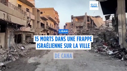 15 personnes sont mortes dans un bombardement à Cana au sud du Liban ce mardi