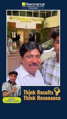 Proud Parent Dr. Hari Prasad on His Son Aashish, Resonance Student, Joining Medical College