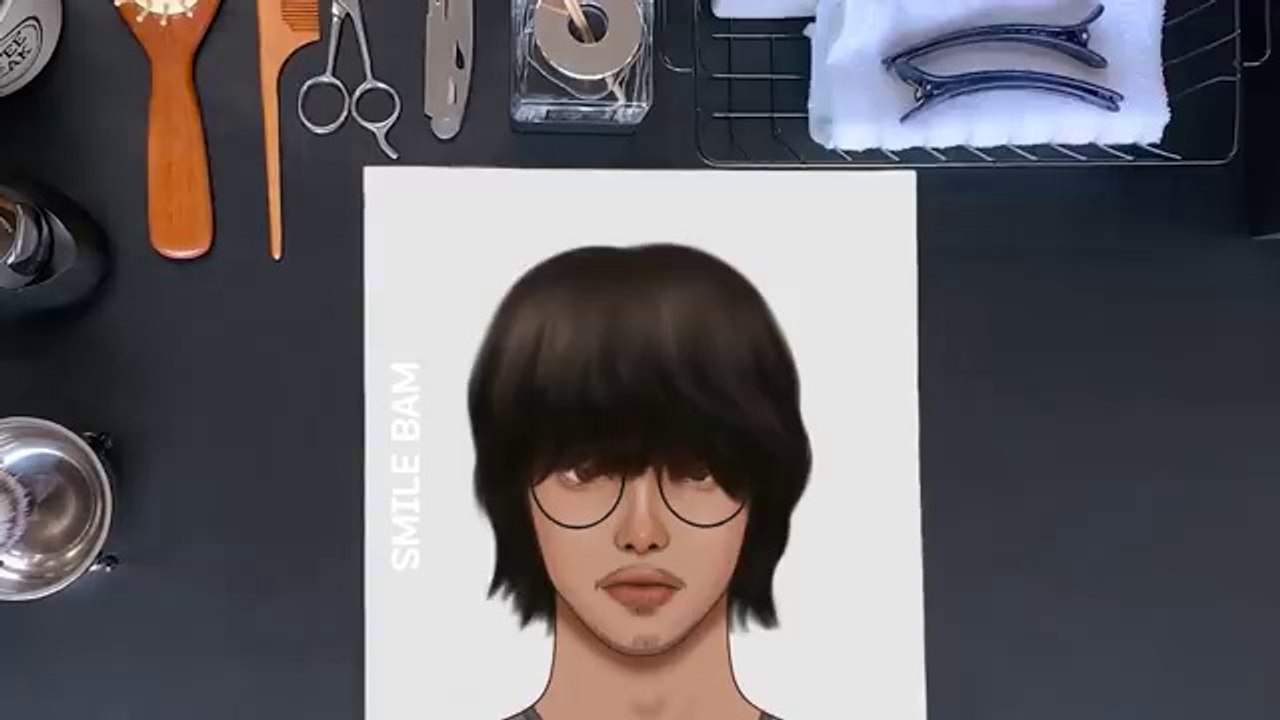 ASMR  _ Barbershop, Relaxing _ MAKEUP ANIMATION