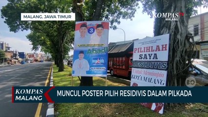 Muncul Poster Sarkasme 'Pilih Residivis Dalam Pilkada Kota Malang', Ini Komentar Anton
