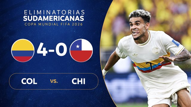Colombia vs Chile (4-0) | Eliminatorias 2026 | Fecha 10