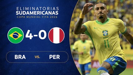 Brasil vs Perú (4-0) | Eliminatorias 2026 | Fecha 10