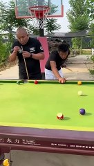 Funny Comedy Video at Billiards board