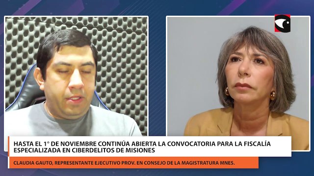 Hasta el 1° de noviembre continúa abierta la convocatoria para la Fiscalía especializada en Ciberdelitos de Misiones