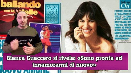Bianca Guaccero si rivela «Sono pronta ad innamorarmi di nuovo»