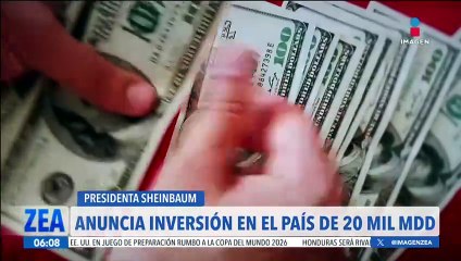 Cuatro firmas de Estados Unidos invertirán en México unos 20 mil mdd en 2025