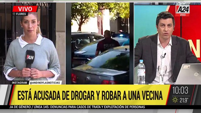 DETENIDA: ASÍ SE LLEVABAN A GLORIA AURORA, LA VIUDA NEGRA DE FLORESTA