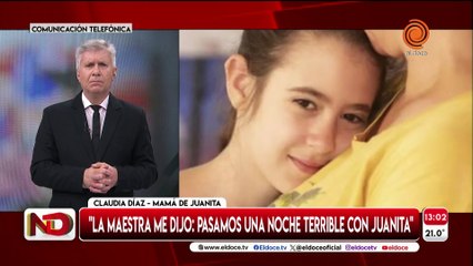 "Era muy sana": La madre de Juanita responsabilizó al colegio y a la empresa de viaje