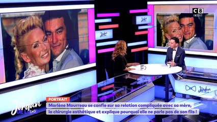 Marlène Mourreau évoque son fils, une star en Espagne. "Chez Jordan", C8