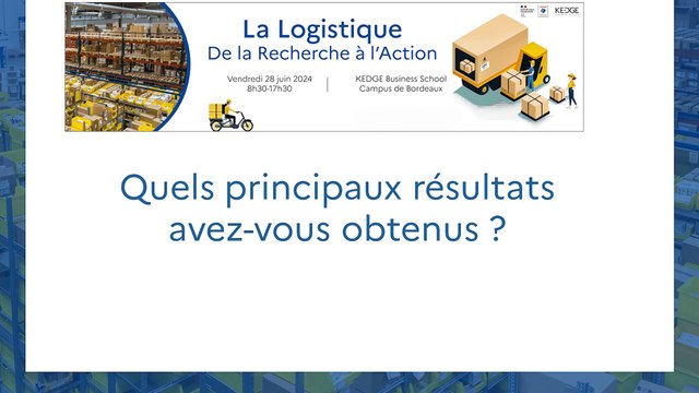 La Logistique : De la Recherche à l’Action – Entretien avec Gilles MANUELLE, Fludis