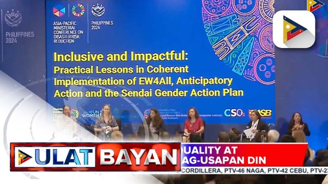 Sendai Framework for Disaster Risk Reduction, tinalakay Sa APMCDRR; Pilipinas, itinuturing na watchtower ng disaster risk reduction
