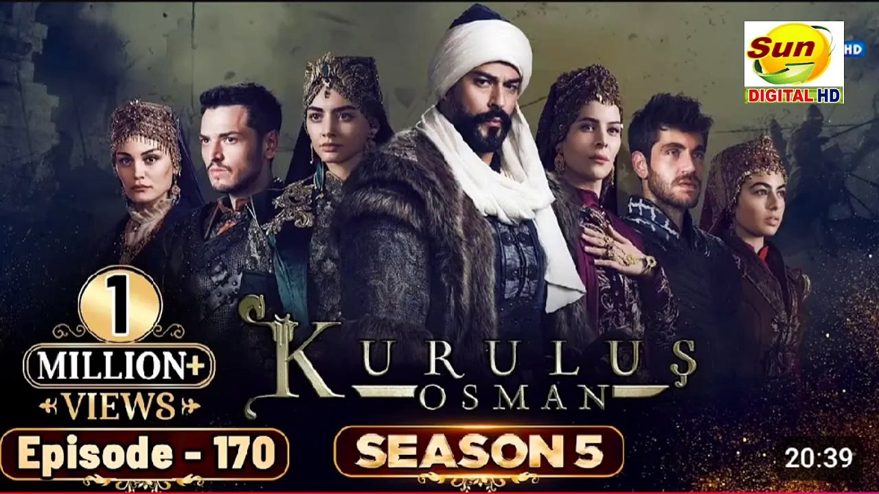 Kurulus Osman Season 05 Episode 170 - Urdu Dubbed | Sun Digital HD Channel