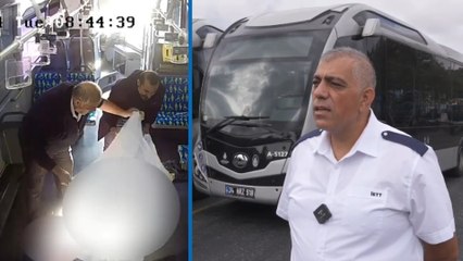 Metrobüs şoförü Bozdemir doğum anını anlattı