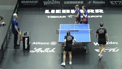 Le replay de Lutz/Yuan - Hanson/Reinol - Tennis de table - Championnats d'Europe