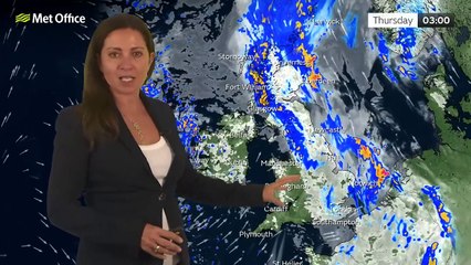 Met Office Wednesday Evening Weather Forecast 16/10/2024