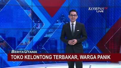 Kebakaran Toko Kelontong di Makassar, Warga Panik!