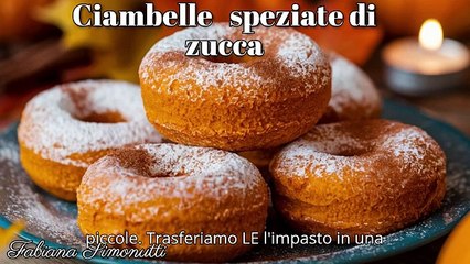 Ciambelline alla zucca e cannella, la ricetta calda e avvolgente