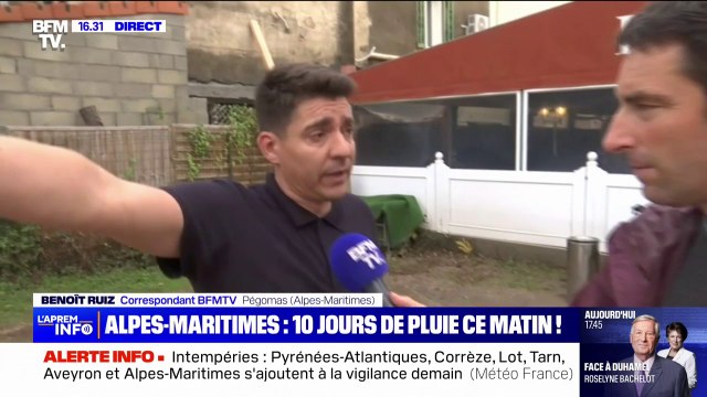 Épisode cévenol dans les Alpes-Maritimes: Une vague est arrivée , témoigne un restaurateur de Pégomas