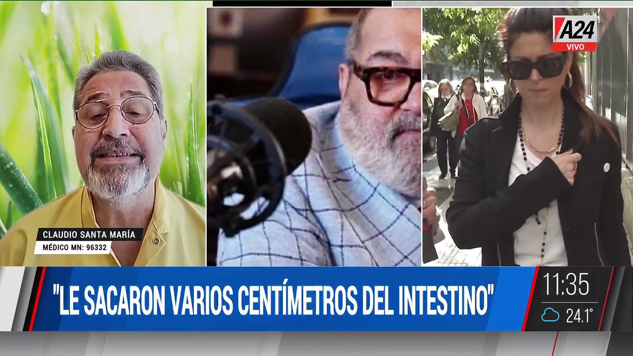  JORGE LANATA ESTÁ SIENDO OPERADO: "NO PUEDE QUEDAR CON EL INTESTINO ABIERTO"