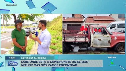 Ao Vivo: Balanço Geral Campinas - Tarde com Giuliano Marcos