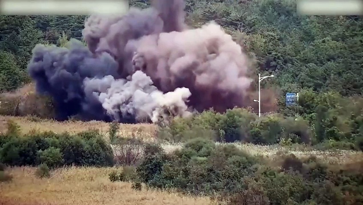 Corea del Norte destruye varios tramos de carreteras que conectan con Corea del Sur