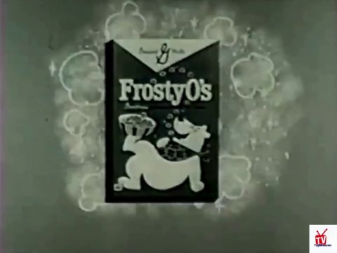 1950s Frosty Os cereal TV commercial (General Mills - Frosty the Bear)