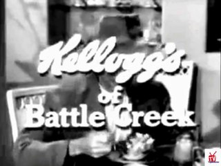 1960s Irene Ryan & Buddy Ebsen ("The Beverly Hillbillies" cast) Kellogg's TV commercial