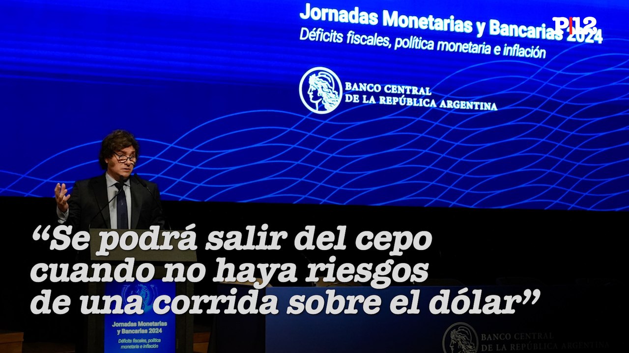 Milei aseguró la salida del cepo: "Cuando no haya riesgos de una corrida sobre el d{olar que pueda disparar la inflación"