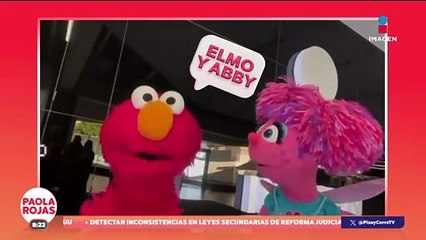 ¡Elmo y Abby le mandan un tierno mensaje a Paola Rojas!