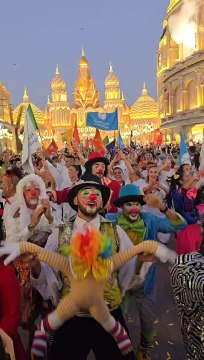 Watch: Global village opens to tunes of marching band as season to celebrate with weekly fireworks