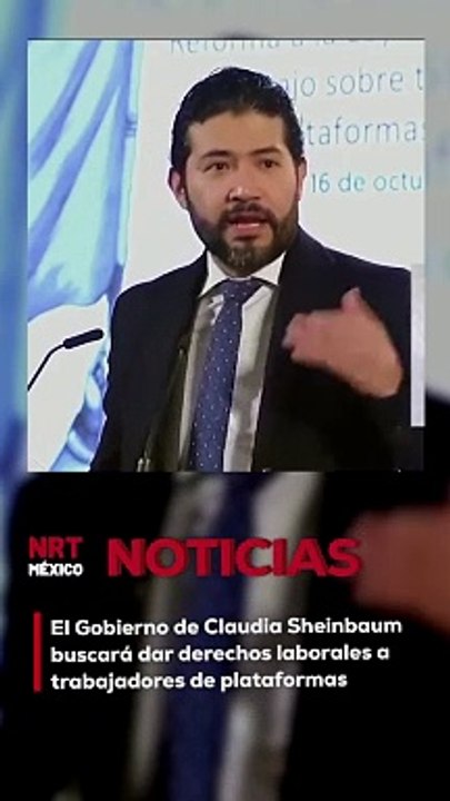 El secretario del Trabajo Marath Baruch, informó que será enviada al Congreso una iniciativa de reforma a la Ley General del Trabajo, con la cual se buscará atender a los trabajadores de plataformas, que son cerca de 658 mil personas, para que su trabajo