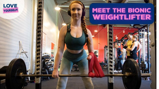 Meet the bionic woman who weight-lifts – despite being born without her left hand or foot!
