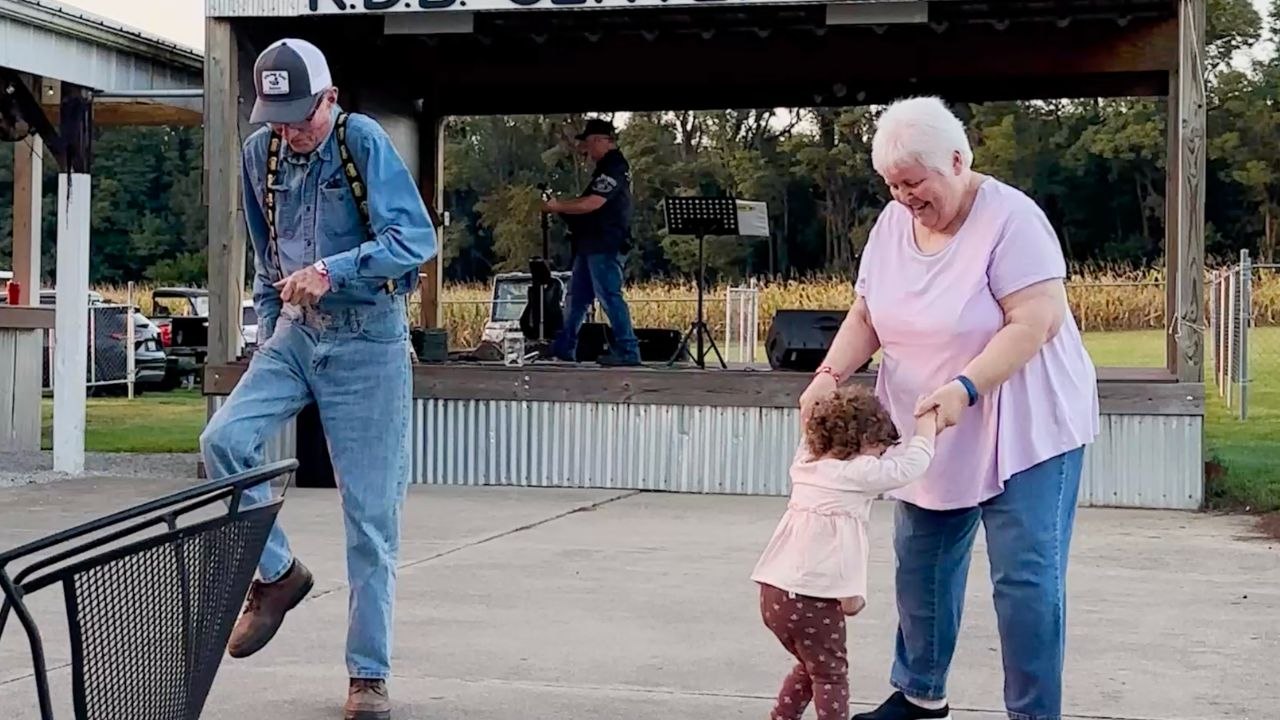 Shy Girl Who Danced With Elderly Couple At Fest...