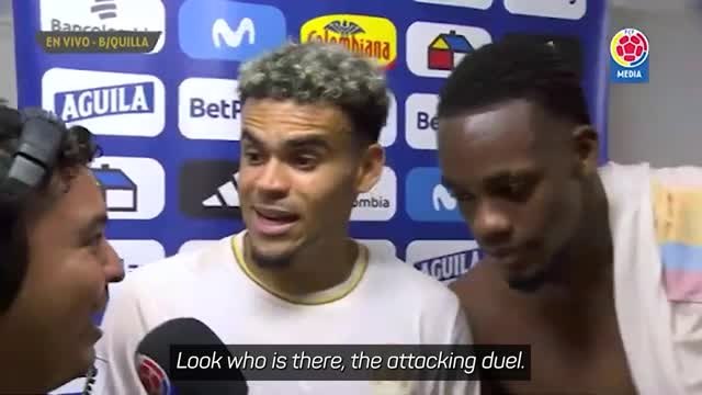 Diaz is 'the best Colombia have' - Duran gatecrashes interview