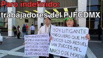 Trabajadores del PJCDMX anuncian que su paro laboral será indefinido