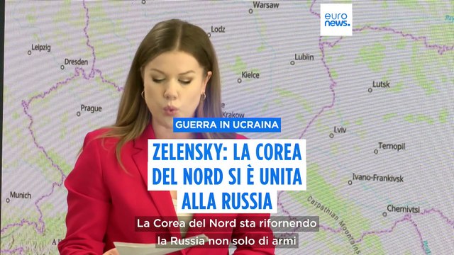 Zelensky: la Corea del Nord si è unita alla Russia nella guerra contro l'Ucraina