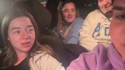 Girl struggles to solve riddle asking for three-letter word for hard water