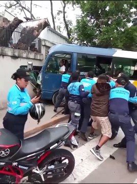 Así fueron los dramáticos minutos que vivieron pasajeros de rapidito en accidente frente a Hospital Escuela