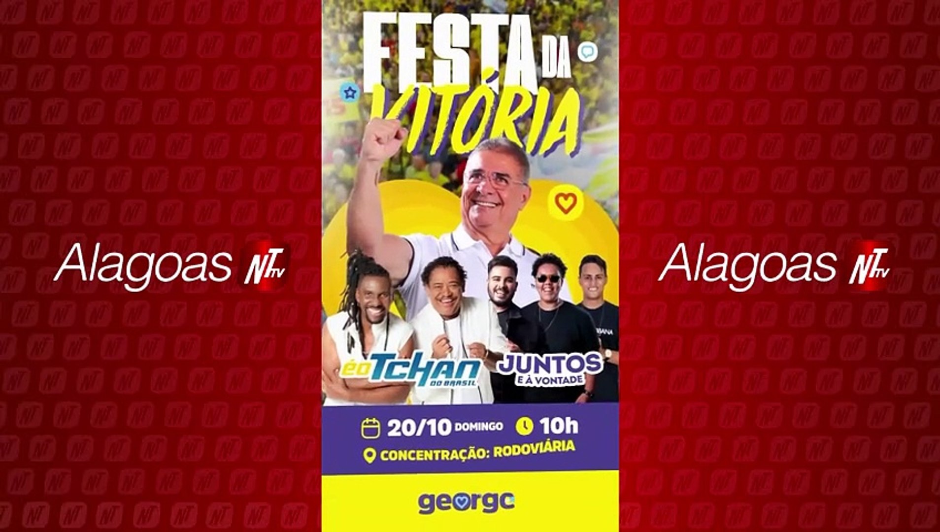 Prefeito George Clemente celebra reeleição com grande festa em São Miguel dos Campos