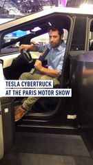 Tesla Cybertruck at The Paris Motor Show