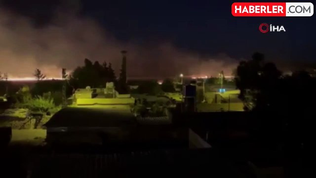 Kilis'te mayınlı bölgeye 2 havan mermisi düştü! TSK, top ve tank atışlarıyla karşılık veriyor