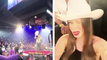 Christian Nodal hace especial regalo a fan durante un palenque y las redes especulan con posibles celos de Ángela Aguilar