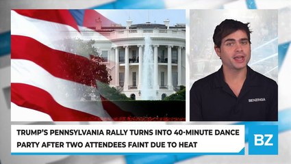 Trump's Pennsylvania Rally Turns Into 40-Minute Dance Party After Two Attendees Faint Due To Heat