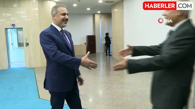 Dışişleri Bakanı Fidan, Arap Ligi Genel Sekreteri Gheit'i kabul etti