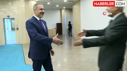 Dışişleri Bakanı Fidan, Arap Ligi Genel Sekreteri Gheit'i kabul etti