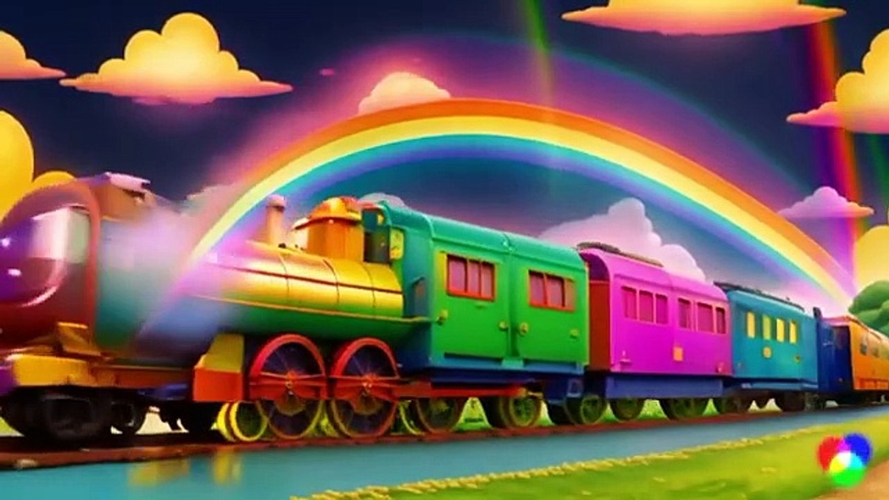 Train choo choo go to The Magical rainbow City - kids version - kids song (@Funkids7867)