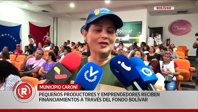 Bolívar | Pequeños productores y emprendedores recibieron créditos a través del Fondo Bolívar