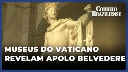 Museus do Vaticano revelam estátua restaurada de Apolo Belvedere