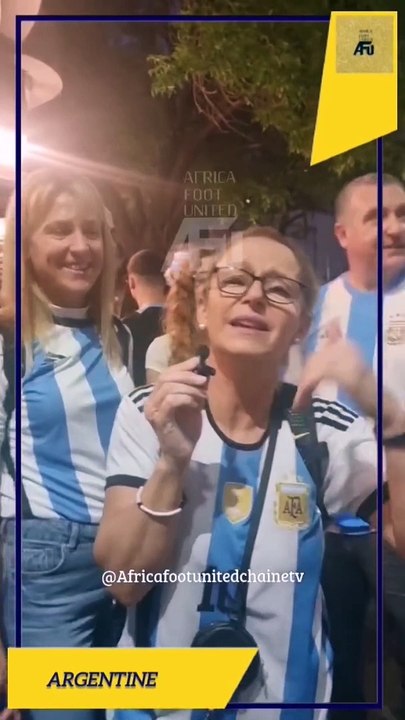 #AfricaFootUnited - Eliminatoires Coupe du Monde 2026  : Avec passion et ferveur, les supporters argentins s'expriment avant le match #Argentine  #, Bolivie 