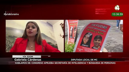 Gabriela Cárdenas habla sobre a creación de la Secretaría de Inteligencia y Búsqueda de Personas.